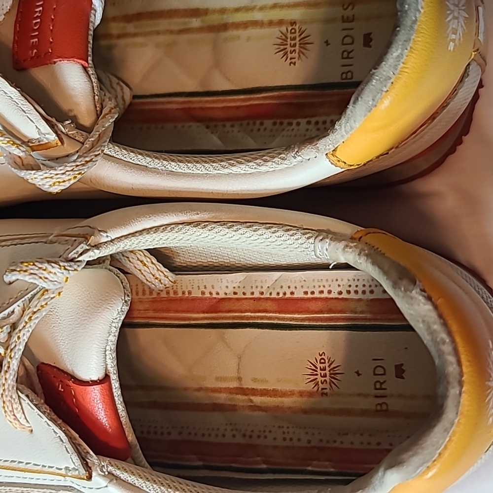 Birdies Orange and Yellow 21 Seed  Retro Sneakers Sz. 9 - Picture 3 of 10